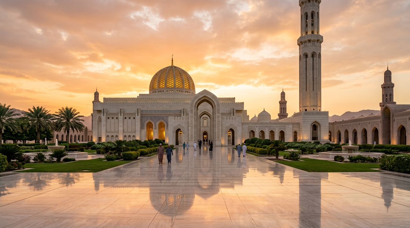 Sultan Qaboos Grand Mosque & Muscat Architecture